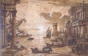Claude Lorrain Embarkation of the Queen of Sheba (mk17 oil painting picture wholesale